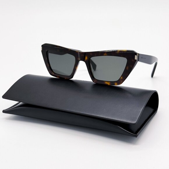 NEW SAINT LAURENT SUNGLASSES SL467 002 HAVANA WOMEN main image 5